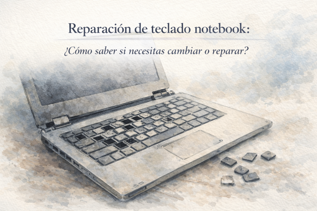 reparacion de teclado en notebook cuando cambiarlo