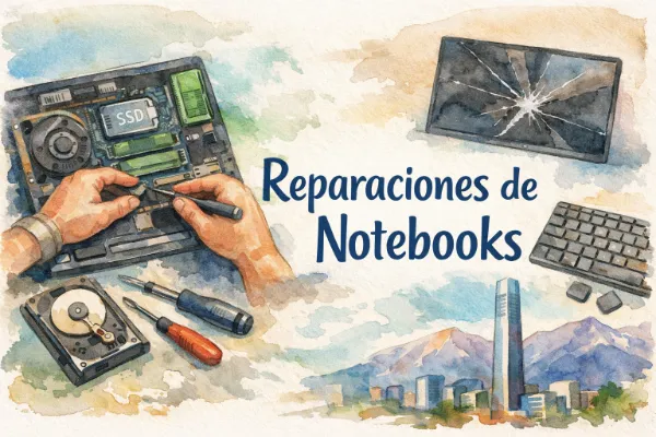 problemas comunes de notebook